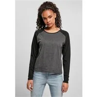 URBAN CLASSICS Longsleeve Ladies Contrast Raglan Longsleeve Damen Langarmshirt