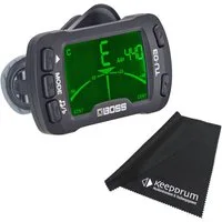 Boss by Roland Stimmgerät Boss TU-03 Tuner mit Mikrofasertuch, Clip-On