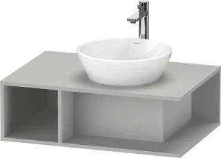 Duravit D-Neo Konsolenwaschtischunterbau wandhängend Betongrau Matt 800x550x260 mm - DE495800707 DE495800707