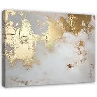 Wallarena Leinwandbild Abstrakt Marmor - Mehrfarbig - Modern - Wohnzimmer, Abstrakt, 40x30x2cm