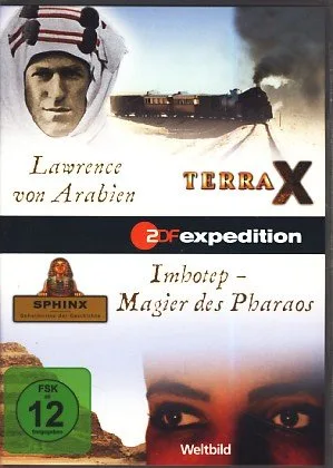 Terra X Lawrence von Arabien + Imhotep Magier des Pharaos Serie "Sphinx"-ZDF-Expeditionen