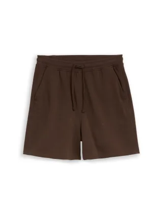 Denim Tom Tailor - Sweatshorts aus Baumwolle cool dark brown - Gr. - S