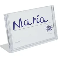 TimeTEX Klemmtafel Set Namensschild-Aufsteller, 10-tlg.