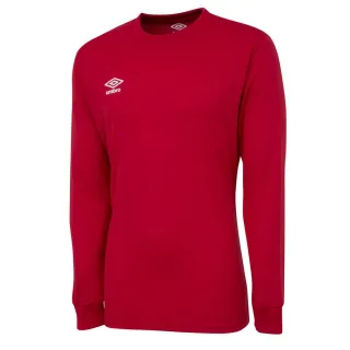 Umbro - "Club" Trikot für Herren Langärmlig (Zinnoberrot)