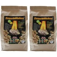 Raiffeisen Waren Grillanzünder Raiffeisenwaren Feuerbällchen Anzünder, Inhalt 8 kg, Brenndauer 10 min
