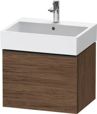 Duravit D-Neo Waschtischunterbau wandhängend Nussbaum dunkel Matt 584x442x440 mm - DE42710BD210000 DE42710BD210000