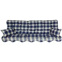 Kühnemuth Auflagekissen Auflagen Set für Hollywoodschaukeln Sitzkissen 180x50 cm Design 149