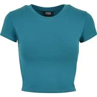 URBAN CLASSICS T-Shirt Urban Classics Damen Ladies Stretch Jersey Cropped Tee (1-tlg)