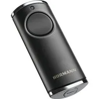 Hörmann Garagentor-Funkempfänger Handsender HS1 868-BS, 1-Befehl, chrom schwarz, 868 MHz