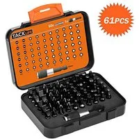 TACKLIFE Bit-Schraubendreher 61 in 1 Schraubendreher Bit Set Präzisions Magnet Schraubendreher, Kit mit 60 Schraubenbits in verschiedenen Größen