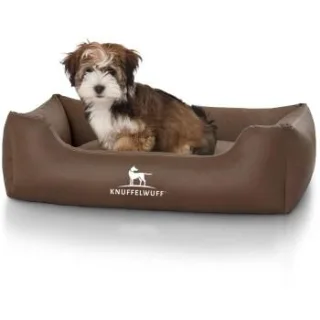 Knuffelwuff Kunstleder Hundebett Sidney