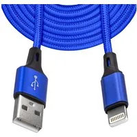 Mobilefox Mobilefox 3m Universal Micro Typ C USB Schnell Lade Daten Nylon Kabel Smartphone-Kabel