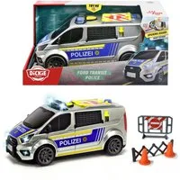 Dickie Toys Spielzeug-Transporter Ford Transit Police, mit Licht und Sound