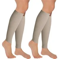 Fußgut Socken Unisex Stütz-Stulpen, 2 Paar Uni