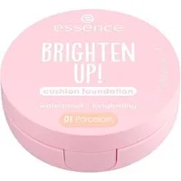 Essence Foundation BRIGHTEN UP! cushion foundation, 3-tlg., flüssige Textur, aufbaubare Deckkraft, wasserfest, aufhellend