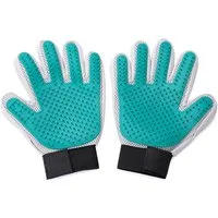 Ledander Fellpflegehandschuh Fellpflege-Handschuh, Hundepflegebürstenhandschuh mit 259 Spitzen, (2-tlg), Katzen Massagehandschuh für langes/kurzes Haar
