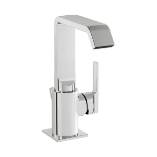 VitrA Suit Einhebel-Waschtischmischer mit Ablaufgarnitur Einlochmontage Hebel seitlich Chrom,A42779 A42779