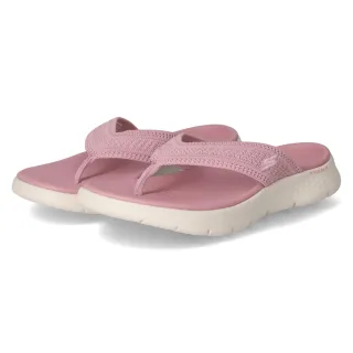 Skechers Zehentrenner GO WALK FLEX HOLL  Pink - Gr. 40 -  Textil und Synthetik