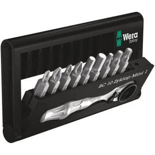 Wera Bit-Check 10 Zyklop Mini 1, 10-teilig - 05073645001