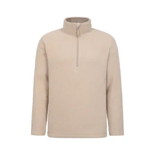 Mountain Warehouse - "Ted" Fleece-Oberteil mit halbem Reißverschluss für Herren (Beige)