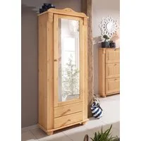 OTTO home Garderobenschrank Adele mit Spiegel, Breite 63 cm, mit 2 Schubladen, aus massiver Kiefer, FSC®