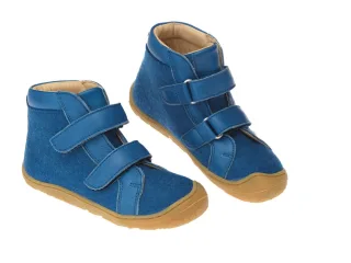 Disana Merino Schurwoll Klettstiefel Wollfilz 24 blau