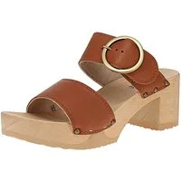 Softclox Softclox S3670 Hedi Softnappa - Damen Pantolette - 01-Cognac Sandale