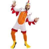 Funidelia Kostüm Huhn - lustiges Tierkostüm Karneval Fasching, Lustige Verkleidung für verrückte Hühner