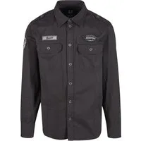 Brandit Langarmhemd Brandit Herren Luis Vintageshirt (1-tlg)