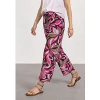 STREET ONE Stoffhose mit allover Print