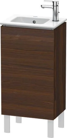 Duravit L-Cube Waschtischunterbau bodenstehend Nussbaum gebürstet Matt 420x294x704 mm - LC6273L6969 LC6273L6969