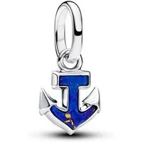 Pandora Charm-Einhänger Pandora Me Mini-Charm-Anhänger Blauer Anker Sterling-Silber 794610C01
