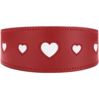 Dog Sport HUNTER Windhundhalsband love rot S