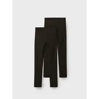 Name It Leggings NKFVIVIAN 2P LEGGING L NOOS (Packung, 2-tlg)