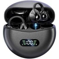 ibettertec Open Ear Kopfhörer, In Ear Ohrhörer, Bluetooth 5.4 Sport-Kopfhörer Open-Ear-Kopfhörer (Reduzierung des Anrufrauschens und Intelligente Bassoptimierung, Offenes Ohrclip-Design, HiFi Stereo, 60 Std Laufzeit, IPX4 Wasserdichte Kabellose Sport