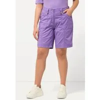 Ulla Popken Funktionshose Cargo-Bermuda Komfortbund 4-Pocket-Schnitt