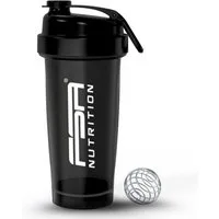 FSA NUTRITION Protein Shaker Premium Trinkflasche für Sport, Shaker mit Messmarkierungen, Mischkugel