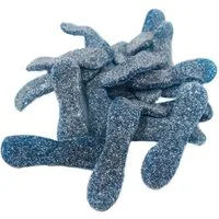 Fruchtgummi Bären & Co. Süßigkeit, Fruchtgummi blaue sour Tongen sauer gezuckert mit Gelatine 175g