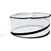 BENSON Fliegenhaube Faltbare Insekten-Abdeckhaube rund Ø37cm – Schutz für Kuchen & Obst (1 St)