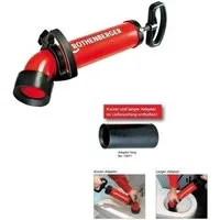 Rothenberger Rohrreinigungsmaschine ROPUMP SUPER PLUSSaug- und Druckreiniger, Beste Kraftübertragung durch flexibel verstellbaren Handgriff