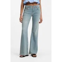 BOSS ORANGE Weite Jeans SOFT BOOTCUT 2.0 Premium Damenmode Flare-Fit, Low Waist