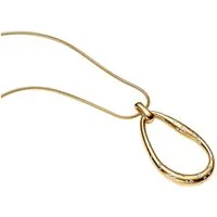 Pandora Kette mit Anhänger 364667C01-90, Vergoldet, Zirkonia, Organisch