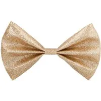 Boland Kostüm Glitzer Fliege 'Glitter' 13 x 3 cm, Gold - zum Sh