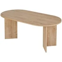 Skye Decor Esstisch Sablin Boho (1-St., 1 Tisch), modernes Design, stabile 180 x 90, Oval Tischplatte