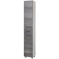 welltime Hochschrank Trento, verschiedene Ausführungen und Farben Badmöbel, Seitenschrank Breite 30 cm, viel Stauraum, Made in Germany