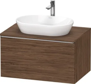 Duravit D-Neo Konsolenwaschtischunterbau wandhängend Nussbaum dunkel Matt 800x550x459 mm - DE4947070 DE4947070210000