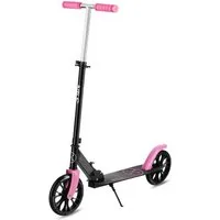NILS EXTREME Tretroller Scooter Cityroller Kickroller XL Rollen pink schwarz, leicht verstaubar