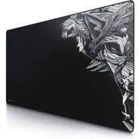 Titanwolf Gaming Mauspad XXXL Speed Mousepad 1200 x 600 x 3 mm, große Tischunterlage, rutschfest, abwaschbar, Geschwindigkeit & Präzision, Delta