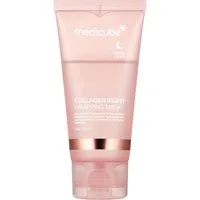Medicube Gesichtsmaske COLLAGEN NIGHT WRAPPING MASK, dreifache Pflege: Elastizität, Feuchtigkeit & Glow