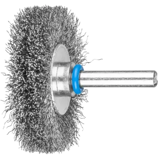 PFERD TOOLS Rundbürste ungezopft RBU Edelstahl-Draht mit Schaft - 43103103